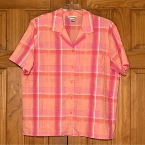 EUC Vintage Alfred Dunner Short Sleeve Top Blouse Size 16P